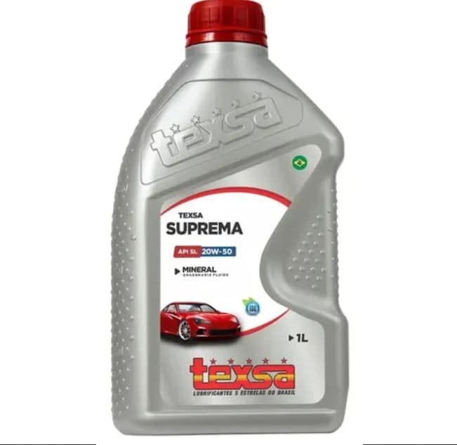 Óleo de Motor Texsa Suprema Mineral 20W50 SL - 1L