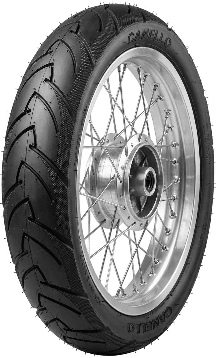 Pneu Moto Aro 18 Canello Street 2.75-18 48P Dianteiro Uso com Câmara (Tube Type)